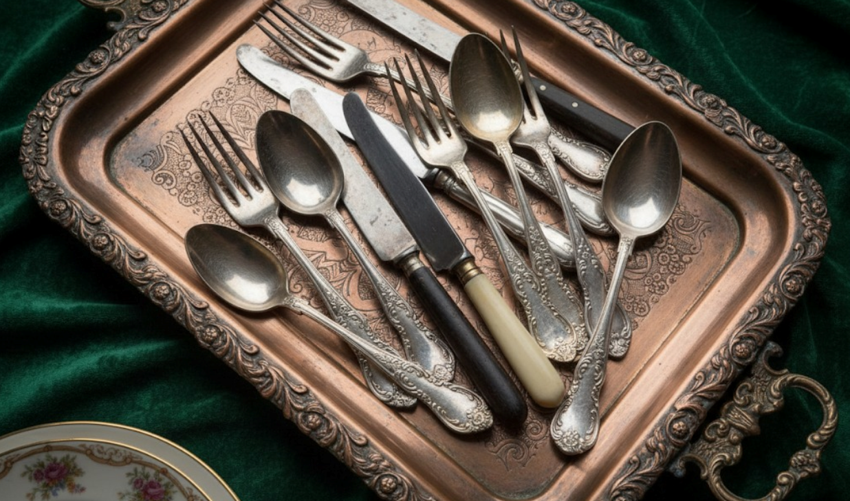 Antique set to sell silverware